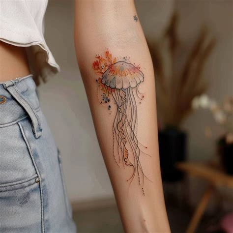 O'que Significa Tatuagem De Agua Viva - 11 Tatuagens de Água-Viva no Braço: Beleza e Significado - 123 Tatuagens