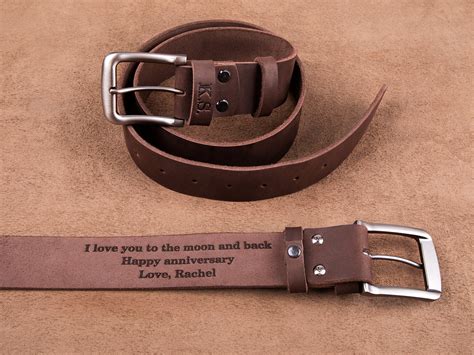 Custom Leather Handmade Belts for Men Personalized Mens - Etsy