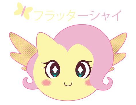 #754701 - safe, artist:itachi-roxas, fluttershy, female, japanese, solo