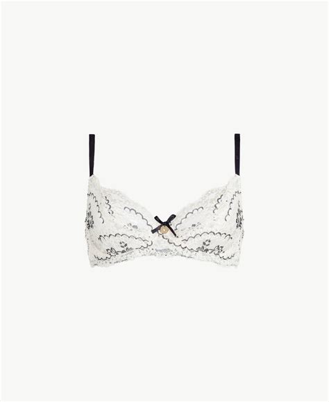 Lace underwire bra (D cup)