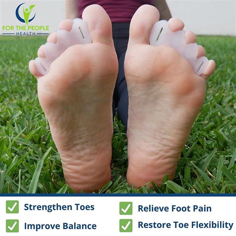 FTP Health Toe Separators - Toe Spacers for Hammertoes, Bunions