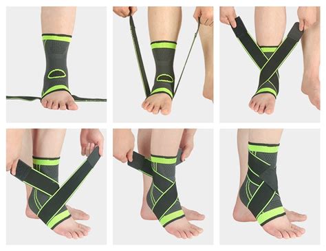 compression  slip ankle brace