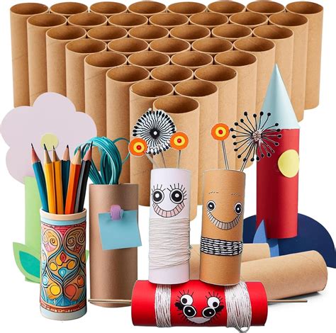 Amazon.com: Bright Creations 36 Pack Brown Cardboard Tubes for Crafts, DIY Craft Paper Roll for ...