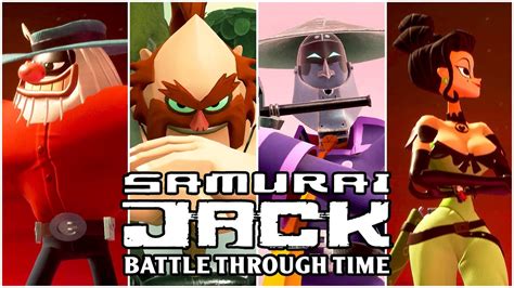 samurai jack battle  time  boss fights  credits