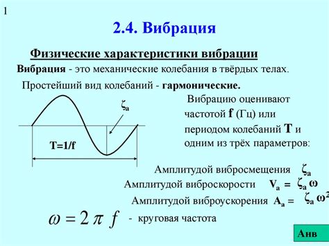 Физические характеристики вибрации - презентация онлайн