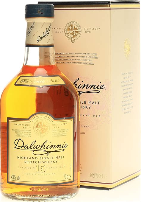 Dalwhinnie 15 Jahre mit 0,7 Liter und 43 % Vol. im Shop