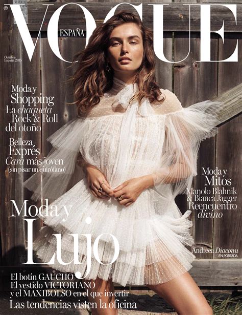 Vogue's Covers: Andreea Diaconu