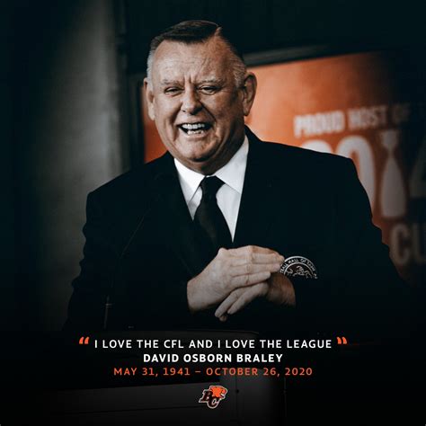 Messages of Condolence for the Braley Family - BC Lions