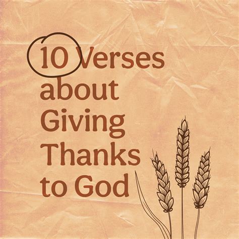 10 Verses about Giving Thanks to God - Woodside Bible Church