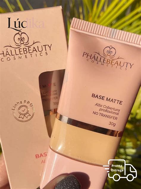 Base Que Nao Transfere - Base Matte Phallebeauty Alta Cobertura 30g | Não Transfere, Efeito ...