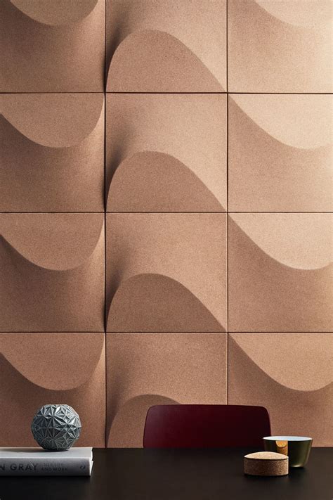 Internationally acclaimed designer creates a wall panel made of cork ...