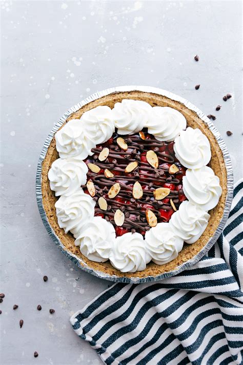 No-Bake Black Forest Cherry Pie - Diamond Nuts