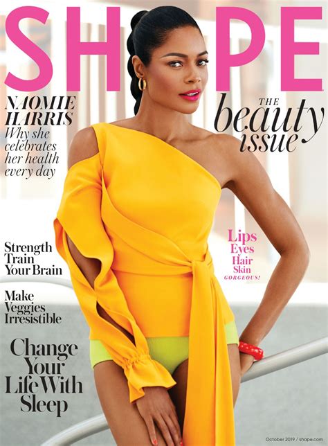 Naomie Harris - SHAPE US October 2019 Issue • CelebMafia
