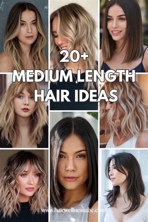 how to medium length hair