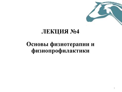 Основы физиотерапии и физиопрофилактики - презентация онлайн