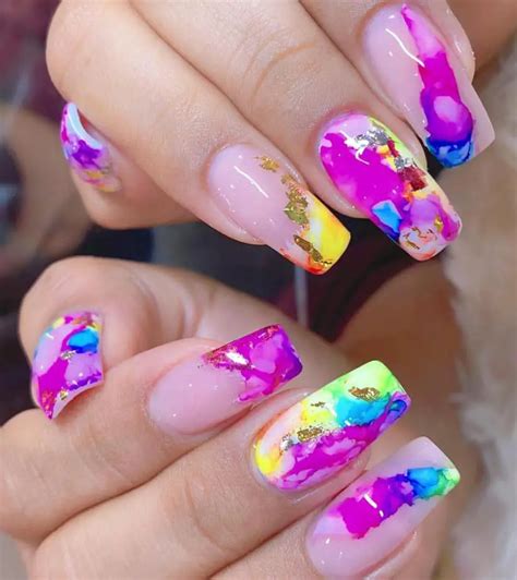10 Bold Multicolored Nails Acrylic To Copy Now - Emerlyn Closet