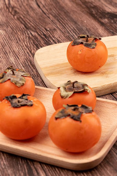 persimmon multiple red ripe fruit persimmon background persimmon