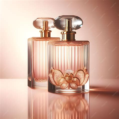 Premium Photo | A bottle of perfume with a butterfly on the top