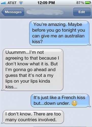 Give me an Australian Kiss? - Faxo