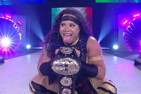 Wrestler Nyla Rose tackles transphobia after historic AEW title victory
