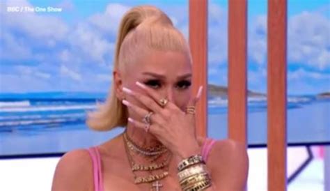Gwen Stefani left in tears during The One Show appearance after being ...