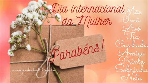 Parabens Pelo Dia Internacional Da Mulh - 5