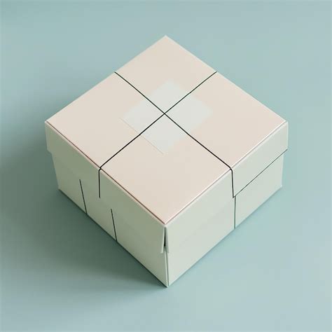 Premium Vector | A minimalist packaging box design with a sense of design