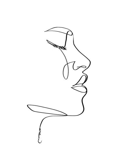 one line drawing from photo - Google Zoeken | Line drawing tattoos ...