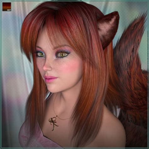 Touchable Kiko Ears, Tail, and Hair - Render-State