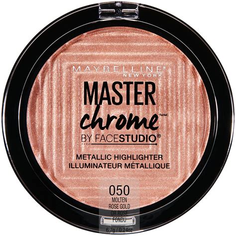 Maybelline Facestudio Master Chrome Metallic Highlighter Makeup, Molten