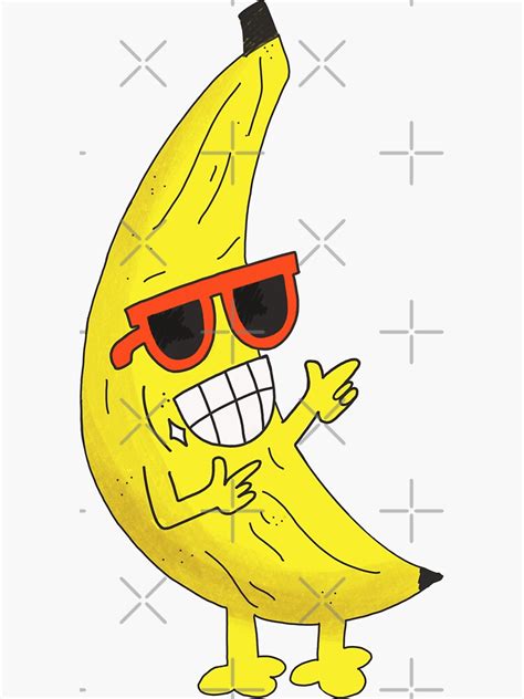 "Banana Man " Sticker by nomeremortal | Redbubble