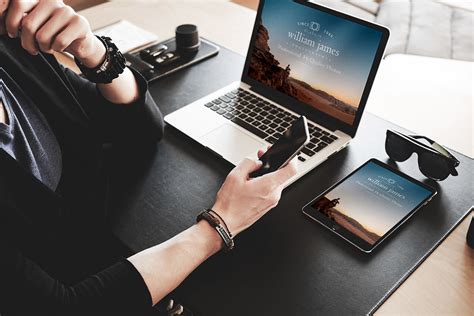 mockup web design ui ux site behance