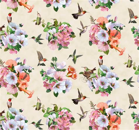 ES-Dating Game 40007 Cream - Hummingbirds