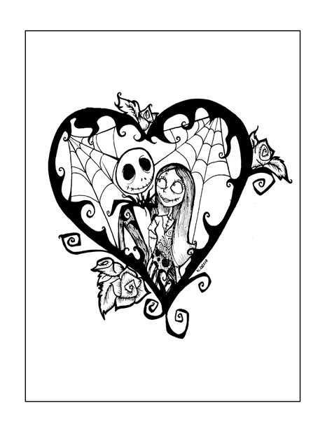 Nightmare Before Christmas Coloring Pages – Printable Coloring Pages