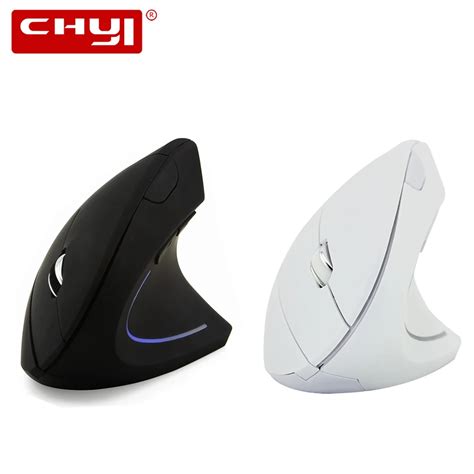 CHYI Беспроводная игровая мышь эргономичная Вертикальная мышь 800/1200 ...
