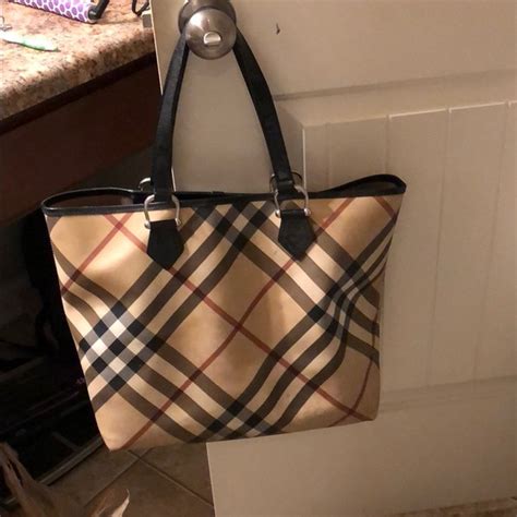 Bags | Burberry Tote And Makeup Bag | Poshmark