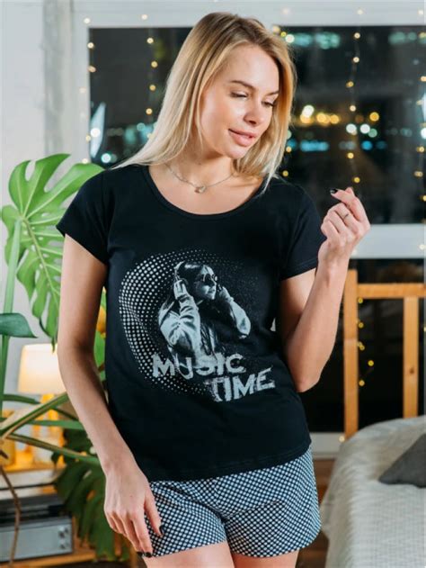 Пижама Диско (шорты) (кулирка) купить оптом от 445 ₽ в интернет ...