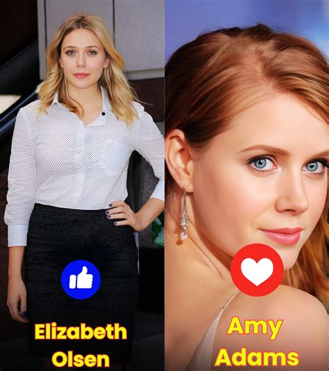 Elizabeth Olsen vs Amy Adams... - Voices of America | Facebook
