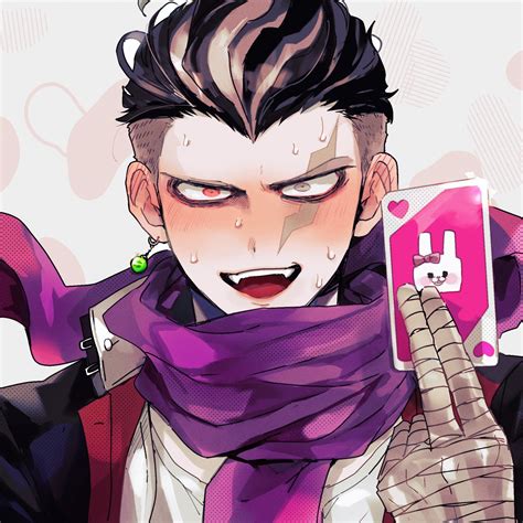 tanaka gundham and usami (danganronpa and 1 more) drawn by joonoyuki