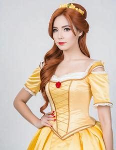 Belle Cosplay Woman Face Swap ID:966723