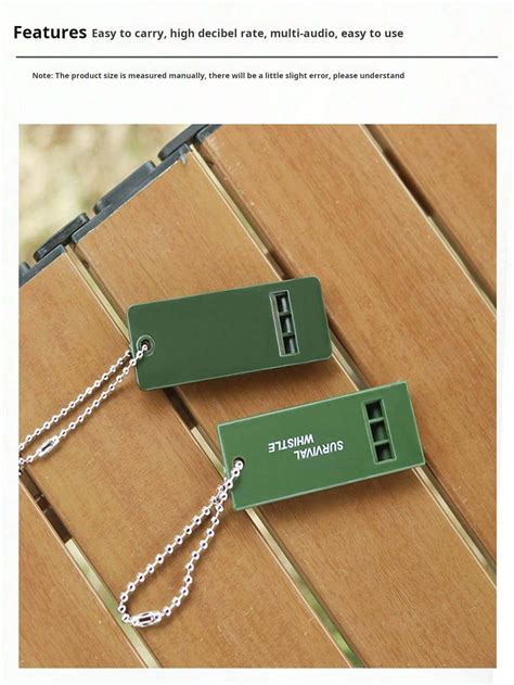 5pcs Outdoor Survival Whistle, Lifesaving Whistle, Emergency Whistle