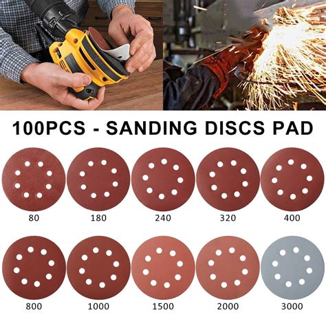 jtweb  packs    hole assorted grits sanding discs sanding