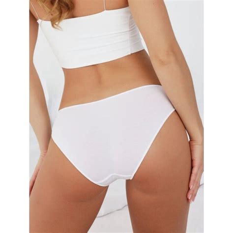 Трусы LUI et ELLE Modal MSL032 женские, цвет white, размер 2 ...