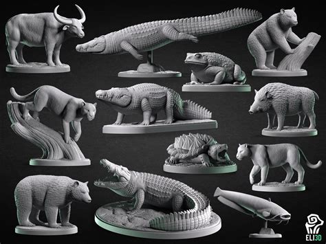 Animals - Swamp Wildlife - STL Files for 3D Printing - Etsy
