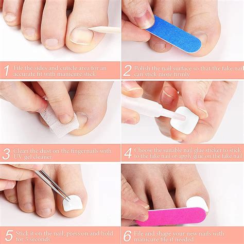 560-Piece False Toenails Set - 20 Sets of Artificial Toe Nails in 14