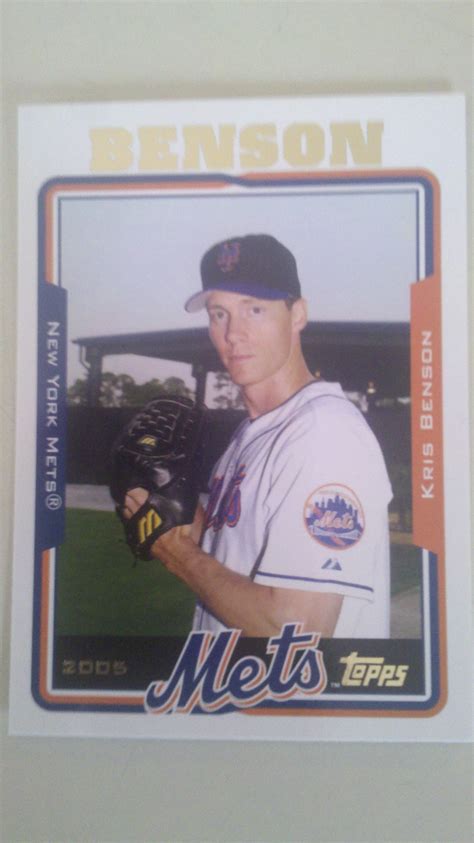 Mets Baseball Card of the Day: Kris Benson (Topps 2005) | 213 Miles ...