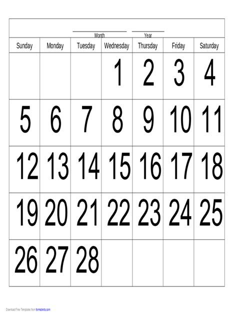 Handwriting Calendar - 28 Day - Wednesday - Edit, Fill, Sign Online ...