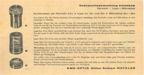 EMO-OPTIK Arthur Seibert Emoskop