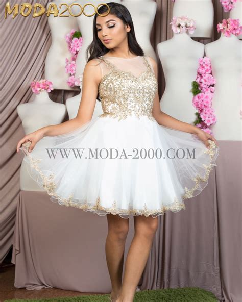 White Quinceanera Dama Dresses