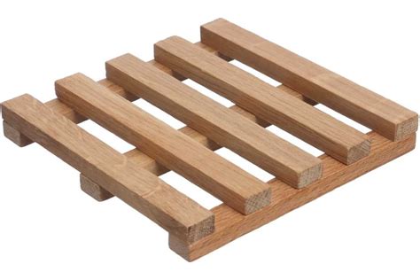 Подставка под горячее YOZHIK решетка, бук, покрытие воском, 150x150x20 ...